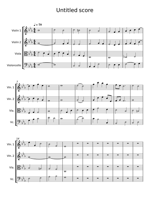 Untitled score