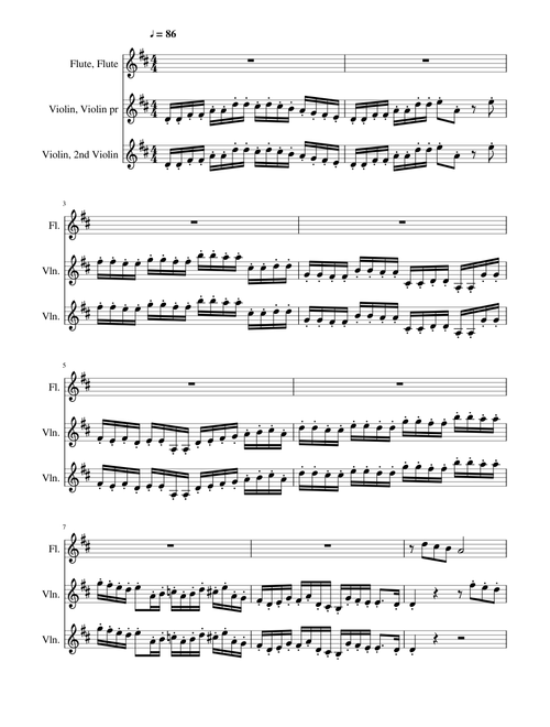 Brandenburg Concerto No 5 D Major - 1st Movement
