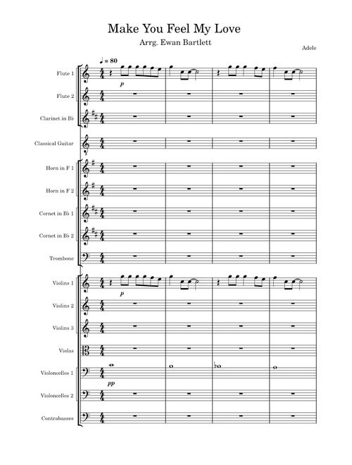 Make you feel my love – Adele Make You Feel My Love Orchestra