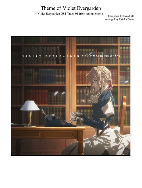 Theme of Violet Evergarden for Orchestra/Symphony | Violet Evergarden Automemories OST Track 1