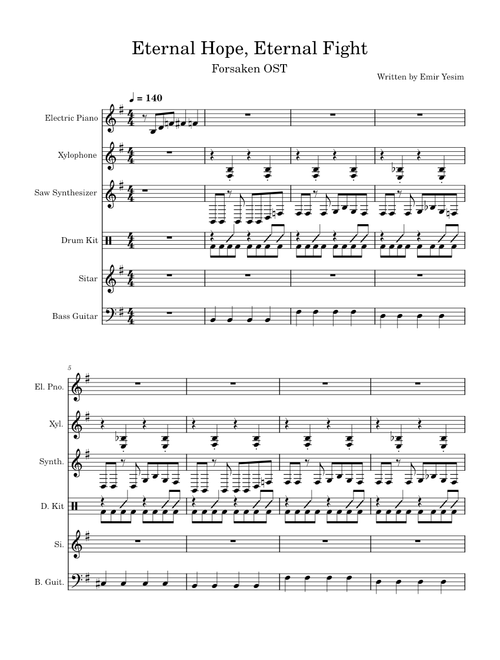 Eternal Hope, Eternal Fight – Forsaken OST