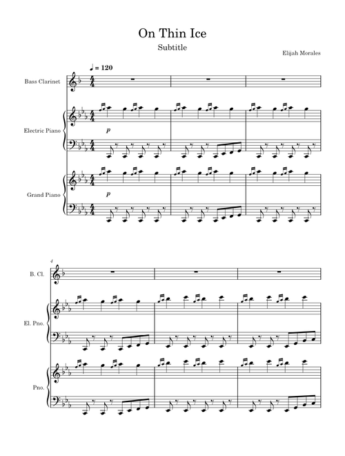 Clockwork – elijahmrls122 sheet music arranged by HARI88 
