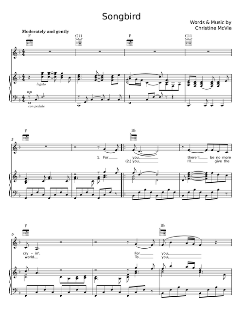Songbird - Christine McVie