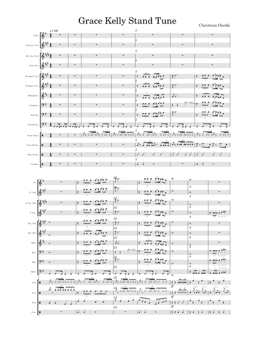Grace kelly – Mika Marching Band Stand Tune- Grace Kelly- Mika