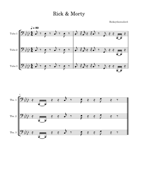 Rick & Morty Tuba Callout
