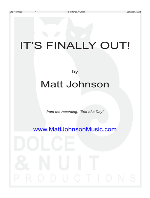 It's Finally Out! - Matt Johnson (Piano Solo)