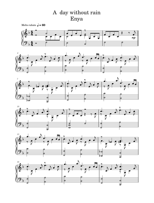 A day without rain – Enya a day without rain
