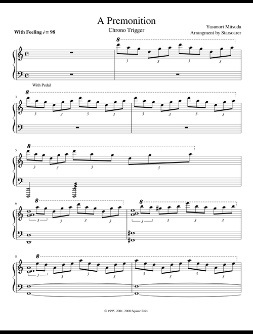 Chrono Trigger Piano OST sheet music by Starsoarer | Play, print