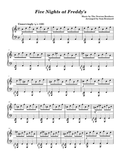 Five Nights at Freddy's – The Newton Brothers (Movie Theme)