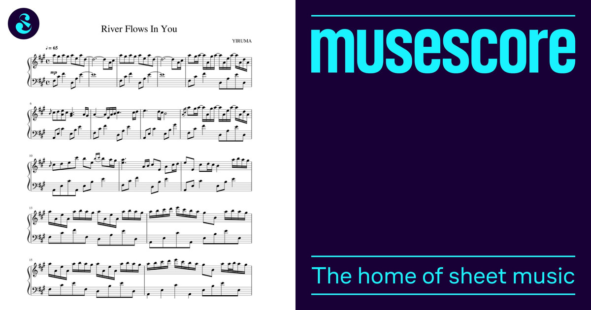River Flows In You Sheet Music for Piano (Solo) | MuseScore.com for River Flows In You Free Sheet Music Piano Printable