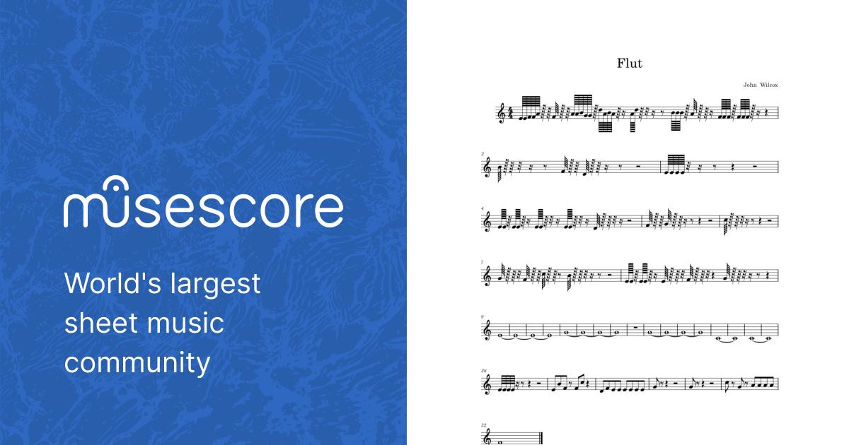 Flut Sheet music for Flute (Solo)