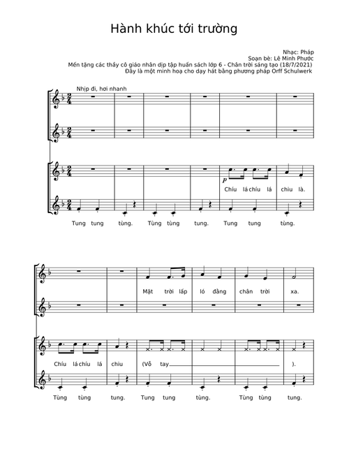 Hành khúc tới trường - Ostinato