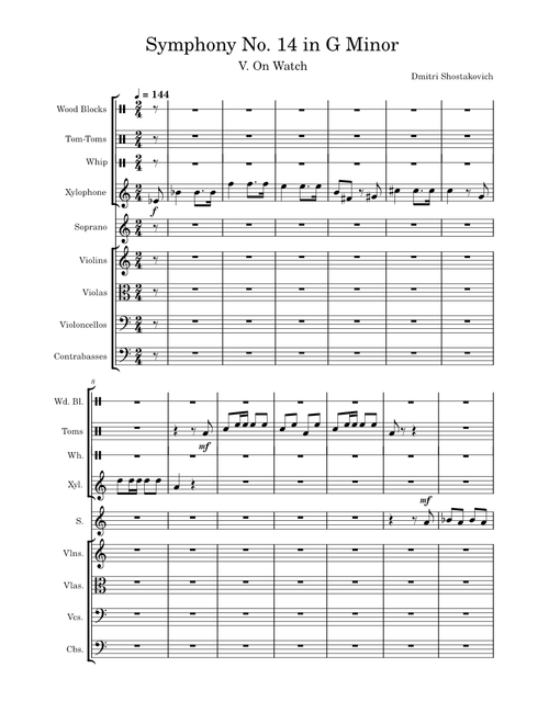 The Danse Macabre of Shostakovich's 14th Symphony