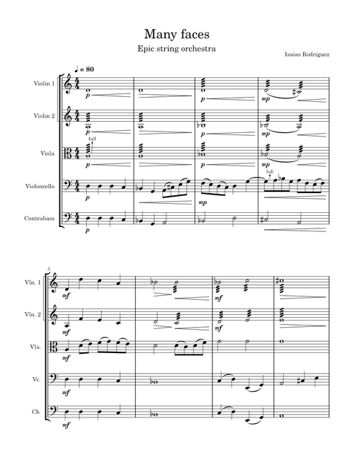 Many Faces - Epic String Orchestra
