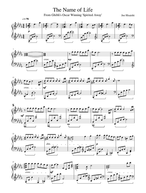 The Name of Life by Joe Hisaishi