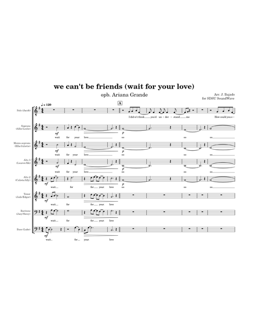 we can't be friends (wait for your love) – Ariana Grande