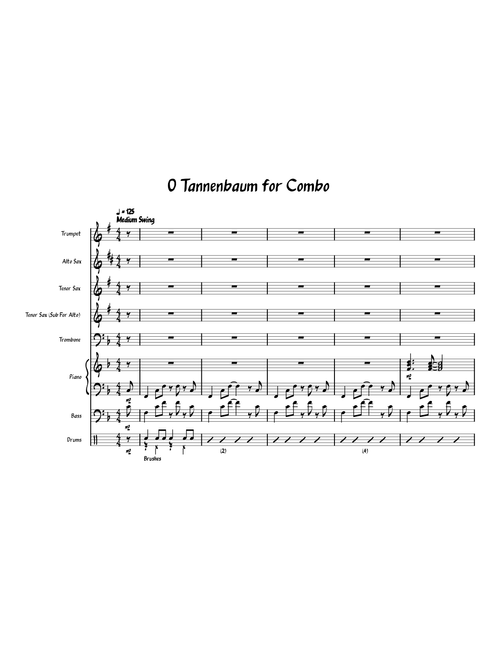 O Tannenbaum (Arranged by Combo)