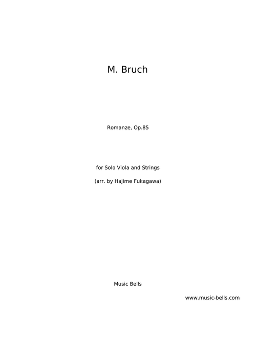 Romanze, Op.85 - Max Bruch