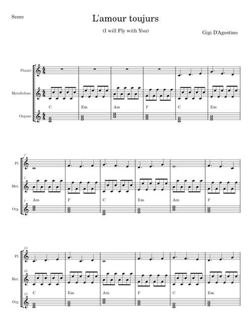 L'amour toujurs - Gigi D'Agostino