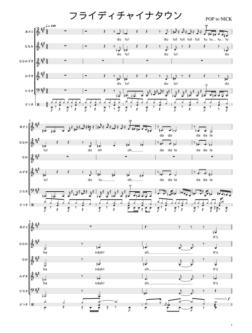 Kawakamimizuki | Free sheet music | Download PDF or print on