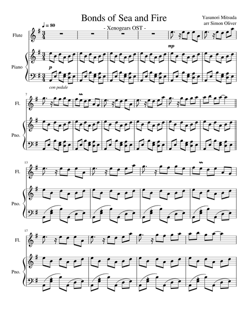Xenogears sheet music by kenberry5 | Play, print, and download in
