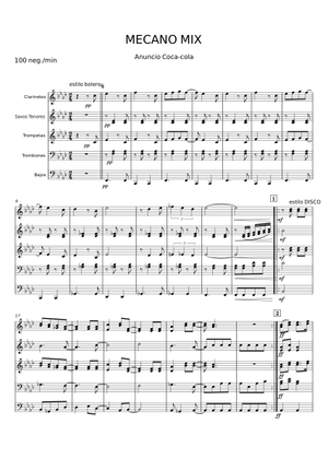 MECANO MIX – Unknown author Sheet Music for Trombone, Tuba, Saxophone ...