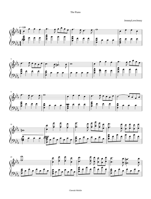 Dancing Line - The Piano
