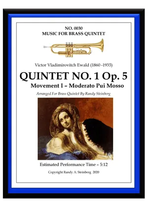 Quintet No. 1 – Victor Ewald - Horn in F Sheet Music for French Quintet No. 1 – Victor Ewald - Horn in F Sheet Music for French