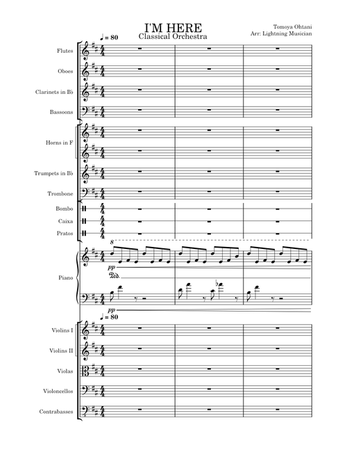 I'm Here – Tomoya Ohtani - Classical Orchestra Arrangement