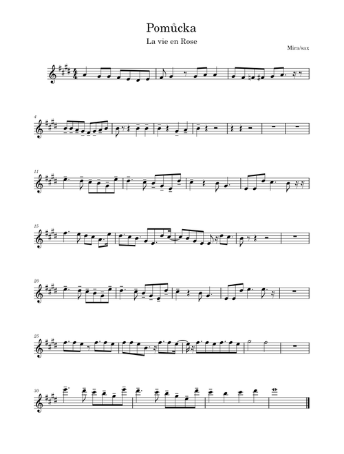 Pomůcka sax