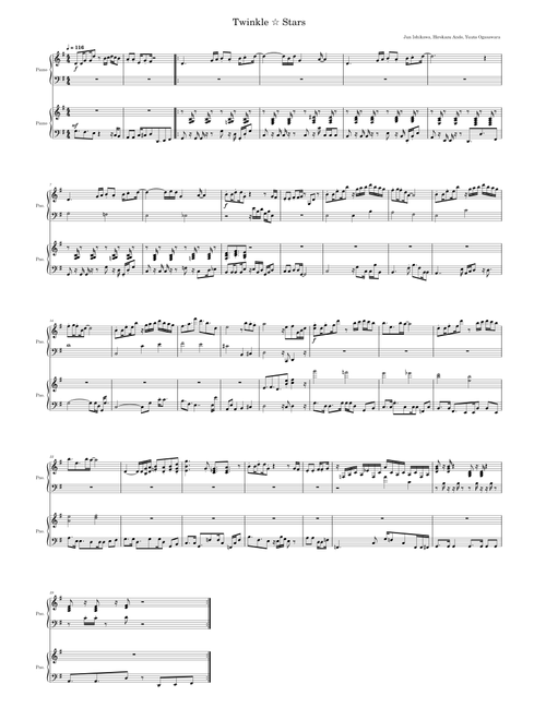 KSA1-01P Twinkle ☆ Stars – Hirokazu Ando Piano