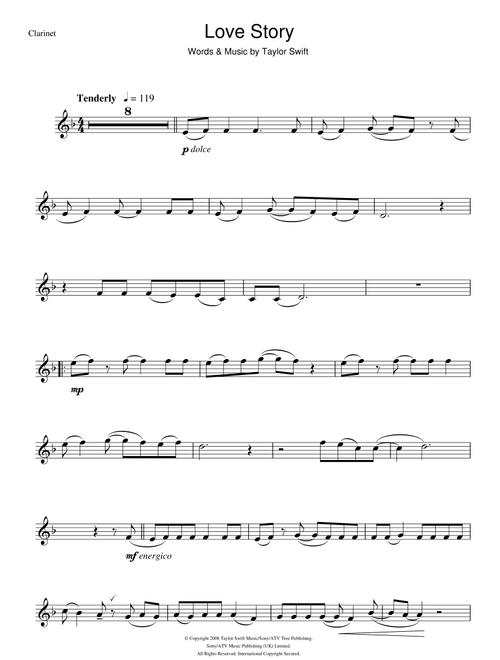 Love Story - Taylor Swift (Clarinet Solo)