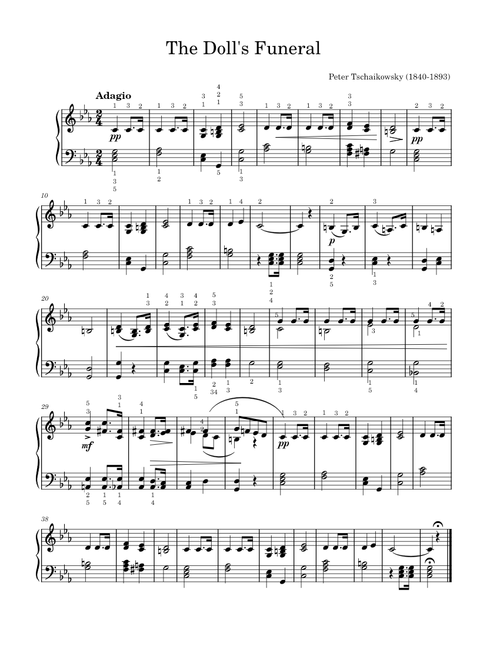 The Doll's Funeral – Pyotr Ilyich Tchaikovsky