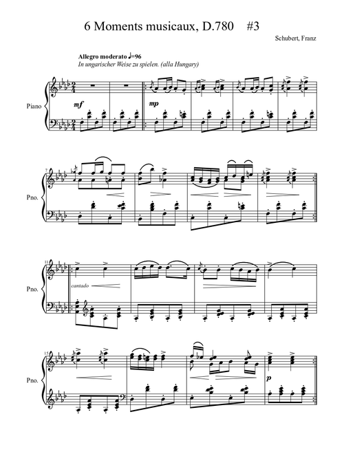 Moments musicaux (Schubert) #3