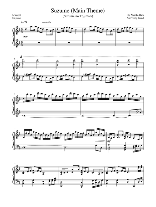 Suzume - Full Main Theme (Suzume no Tojimari)