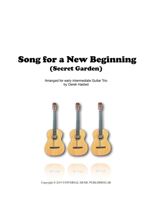 Song For A New Beginning (Arr. Derek Hasted) - Secret Garden (Guitar Ensemble)