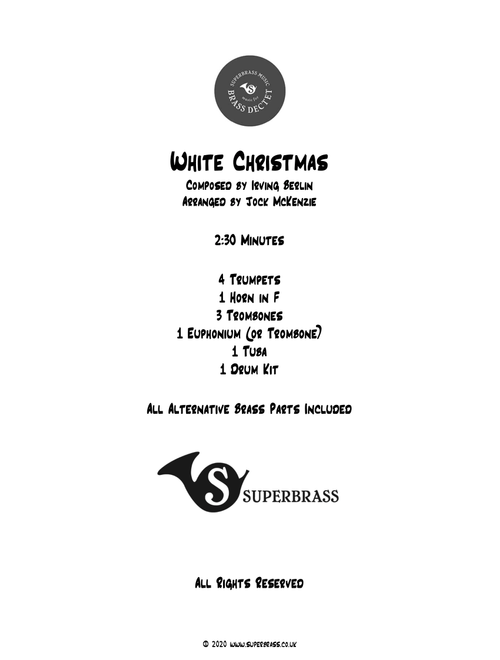 White Christmas (Arr. Jock McKenzie) - Bing Crosby (Brass Ensemble)