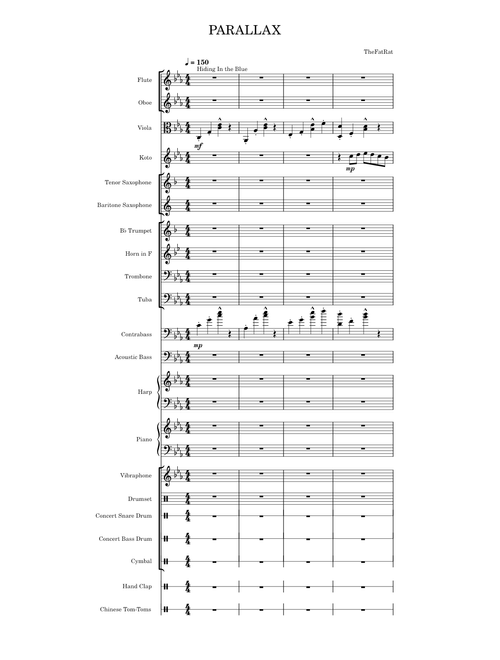 TheFatRat - PARALLAX Full Album Transcription