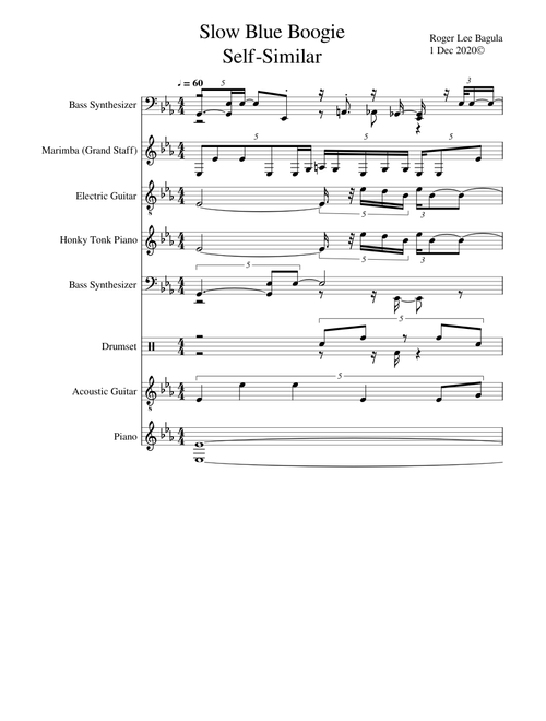Slow Blue Boogie Self-Similar