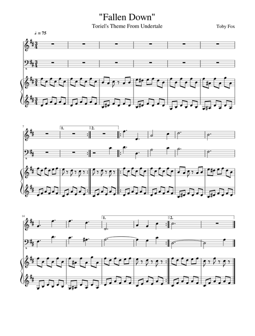 "Fallen Down" - Undertale