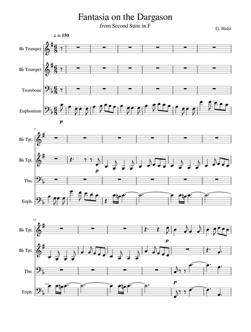 Second Suite in F - IV. Fantasia on the Dargason