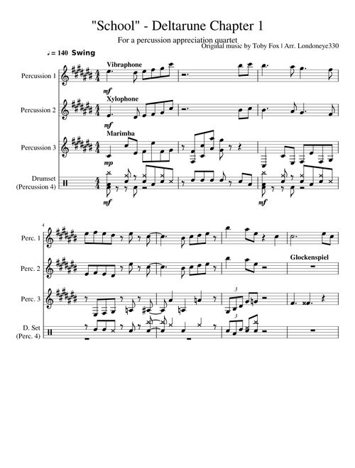 "School" - Deltarune Chapter 1