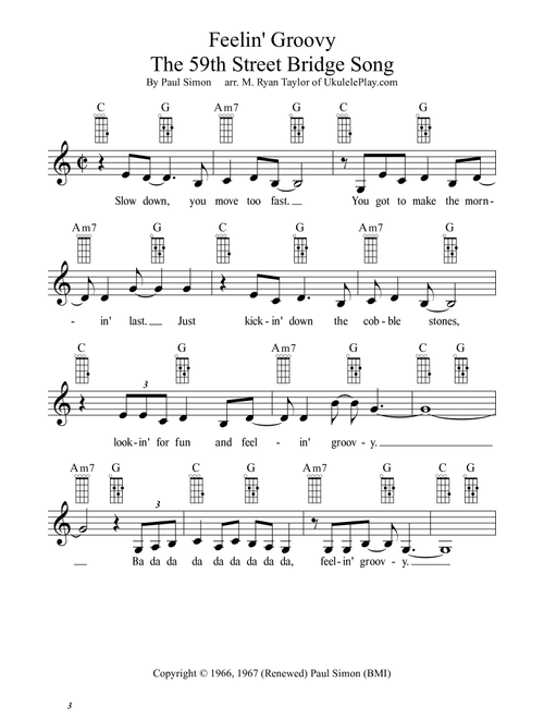 The 59th Street Bridge Song (feelin' Groovy) (Arr. M. Ryan Taylor) - Simon & Garfunkel (Instrumental Duet)