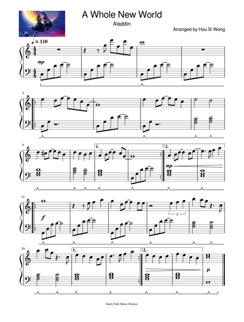 A Whole New World – Alan Menken