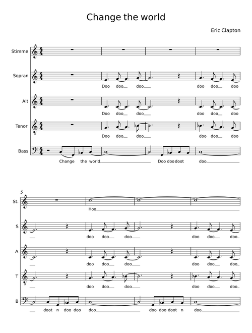 Change the world - Eric Clapton