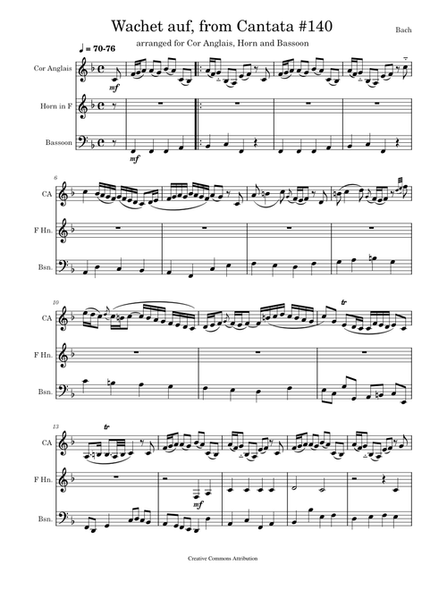 Wachet auf, ruft uns die Stimme, BWV 140 – Johann Sebastian Bach
