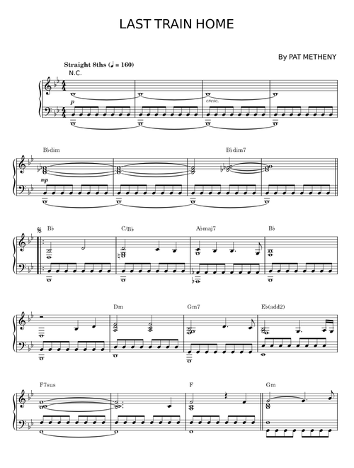 Last train home - Pat Metheny