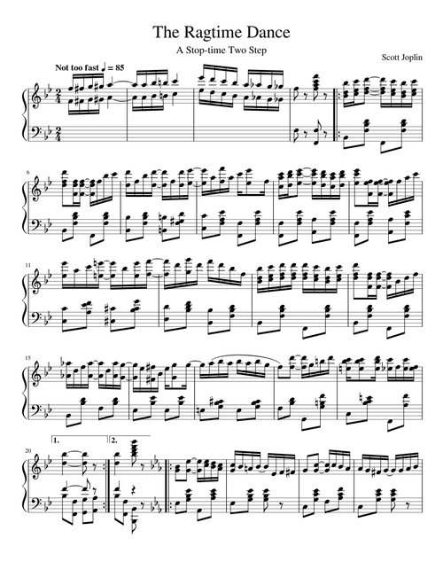 Scott Joplin - The Ragtime Dance