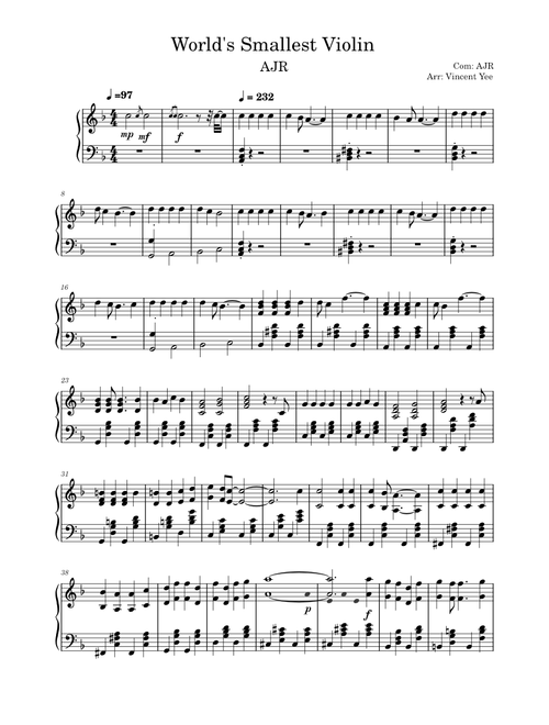 World's Smallest Violin – AJR AJR - World's Smallest Violin