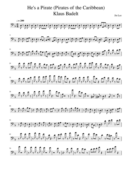 He's a Pirate (Pirates of the Caribbean) - Klaus Badelt